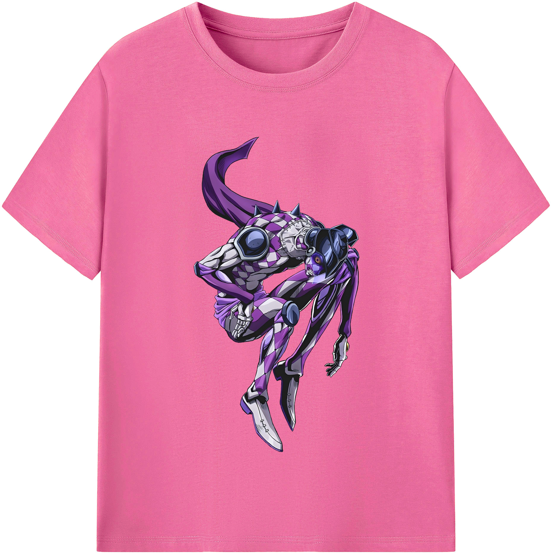 （画像用） ジョジョの奇妙な冒険 パンナコッタ?フー JoJo's Bizarre Adventure Pannacotta Fugo レディースカジュアルプリントTシャツ（綿100％）